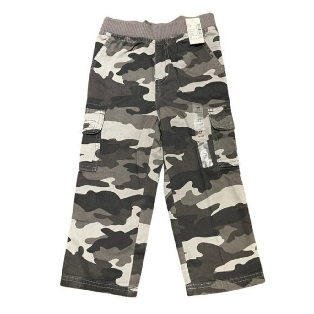 Toddler Boys Pull On Chino Cargo Pants Size 3T (NWTs)